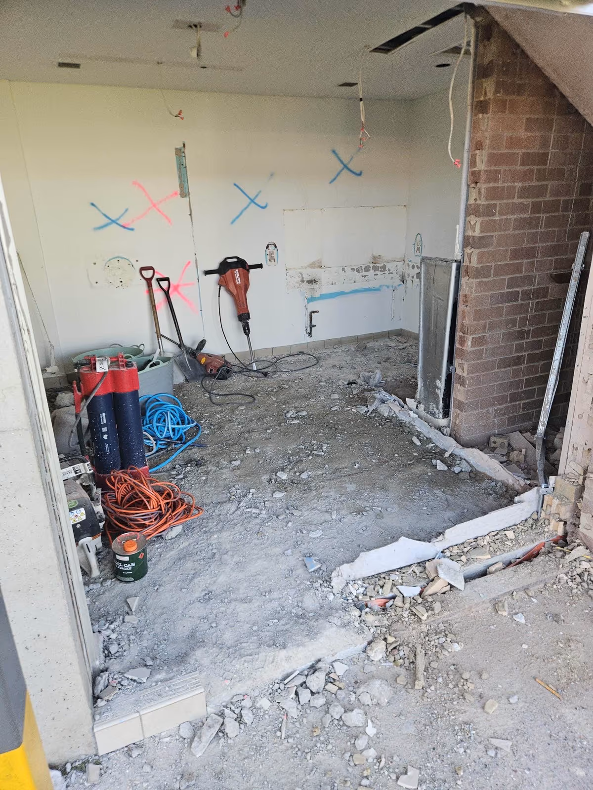 Commercial space demolition project Melbourne